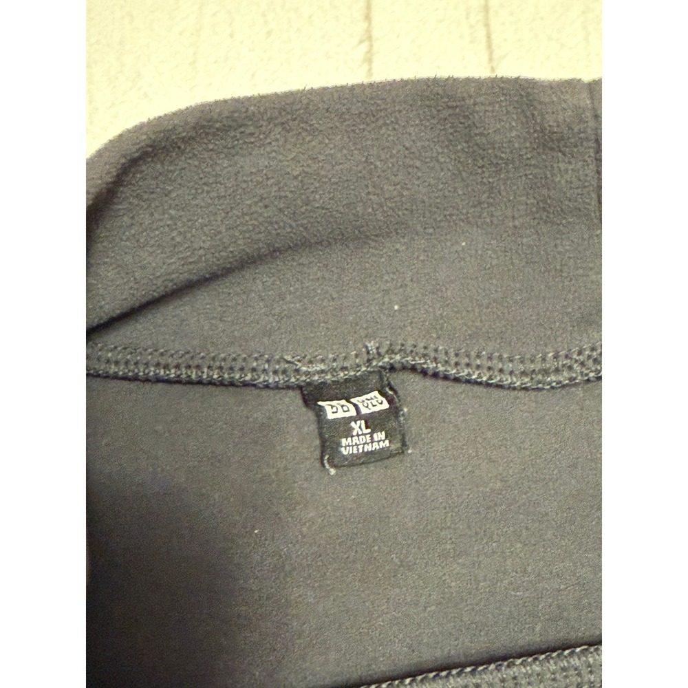 Uniqlo Heattech Fleece Mock Neck Long Sleeve Shirt Charcoal Gray Mens XL Thermal - Picture 3 of 6